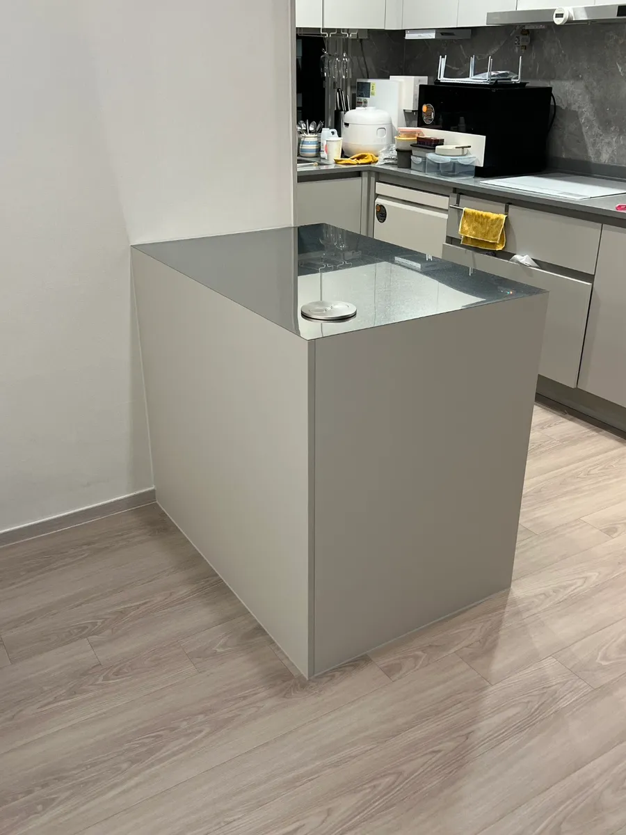 인천 부평 스테인리스 미니 아일랜드 조리대 맞춤 제작 후기 - 싱크대장김상진 시공사례 사진