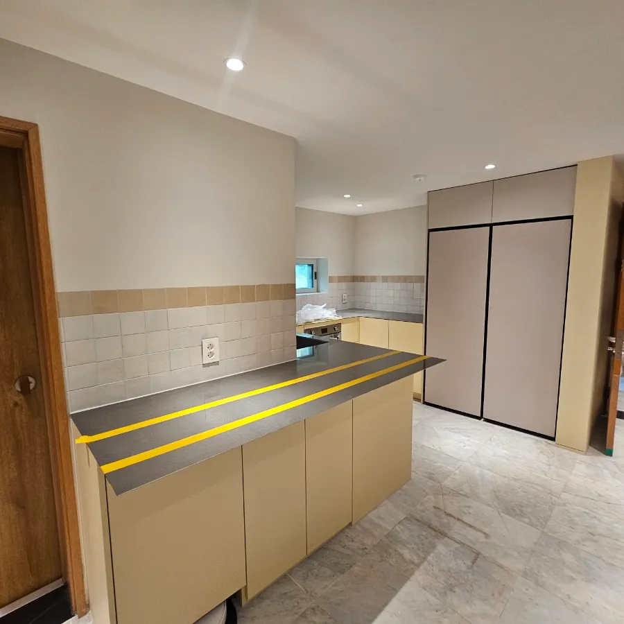 성북구 현대빌라 스테인리스 상판 시공기 - 북유럽 감성 주방 완성 후기 시공사례 사진