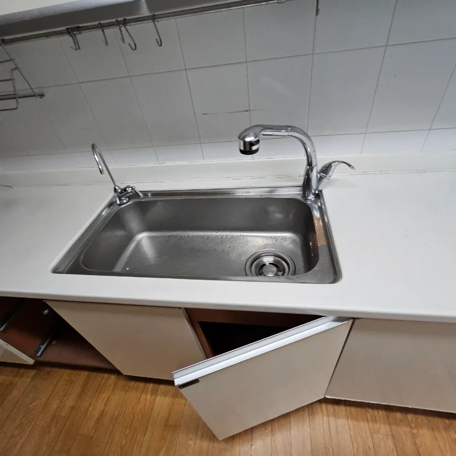 일산중산동 스테인리스 사각싱크볼 교체 시공 후기 - 싱크대장김상진 시공사례 사진