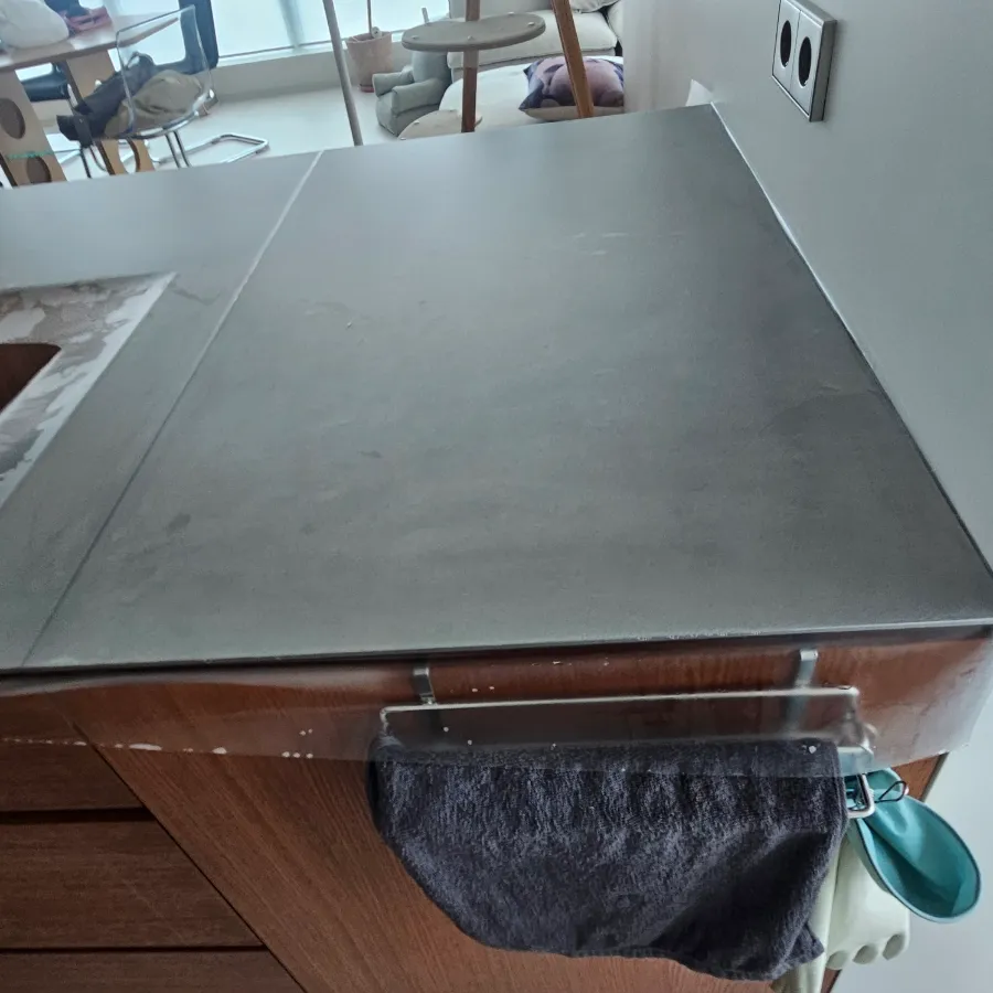 [싱크대장김상진] 용산파크타워 호텔급 대면형 아일랜드 싱크대 PPF 필름 시공 완성! 시공사례 사진