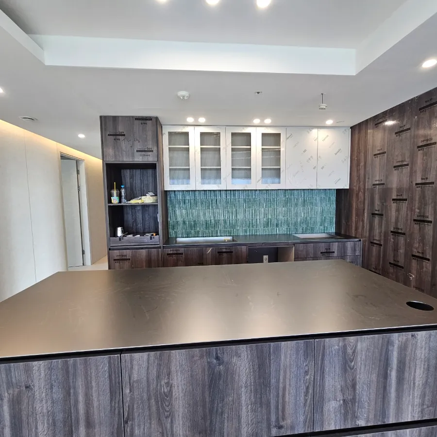 [싱크대장김상진] 일산 예림 가구제작과 스테인리스 상판 시공 후기 시공사례 사진