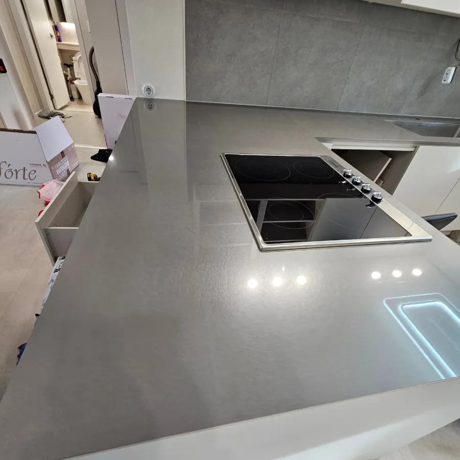 [싱크대장김상진] 서초구 ㄷ자 스테인리스 싱크대 상판 시공 후기 시공사례 사진