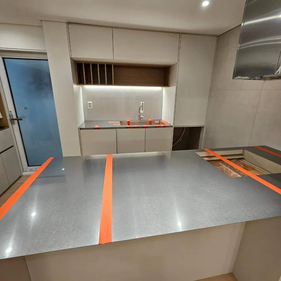 [싱크대장김상진] 인천 검단 스테인리스 상판 3t 완벽 실측 시공후기 시공사례 사진