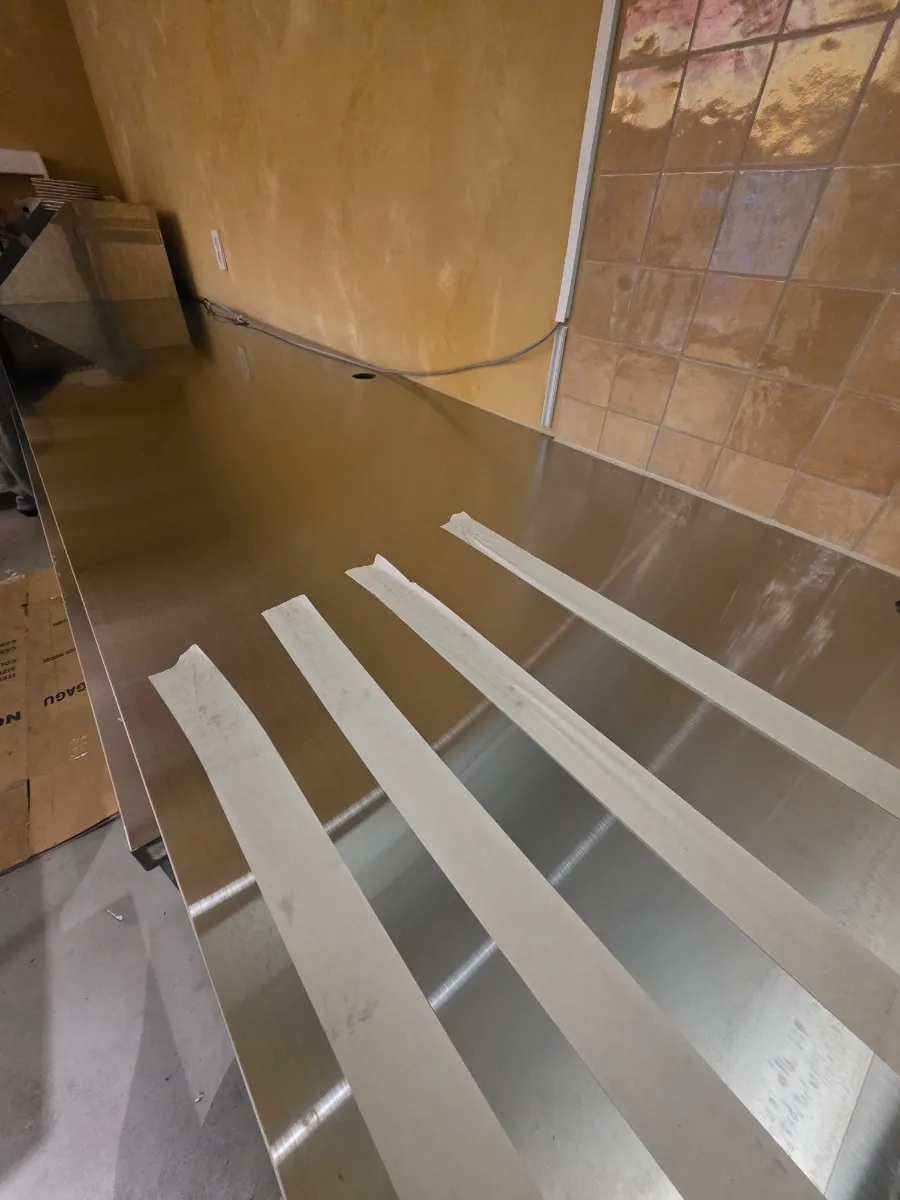 충무로 카페 맞춤 스테인리스 싱크대 상판 시공 후기 - 싱크대장김상진 시공사례 사진