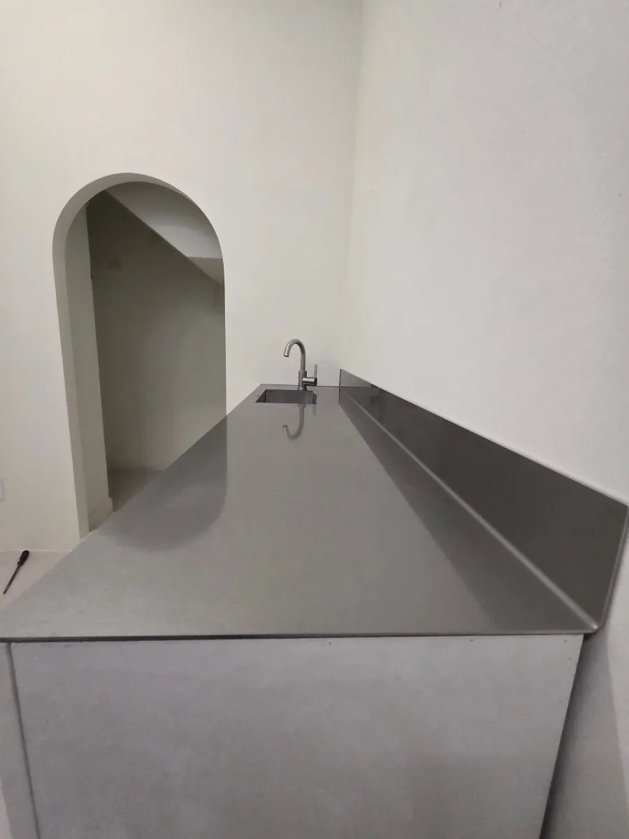 성동구 카페 미니 스테인리스 세면대 시공 후기 - 싱크대장김상진 시공사례 사진