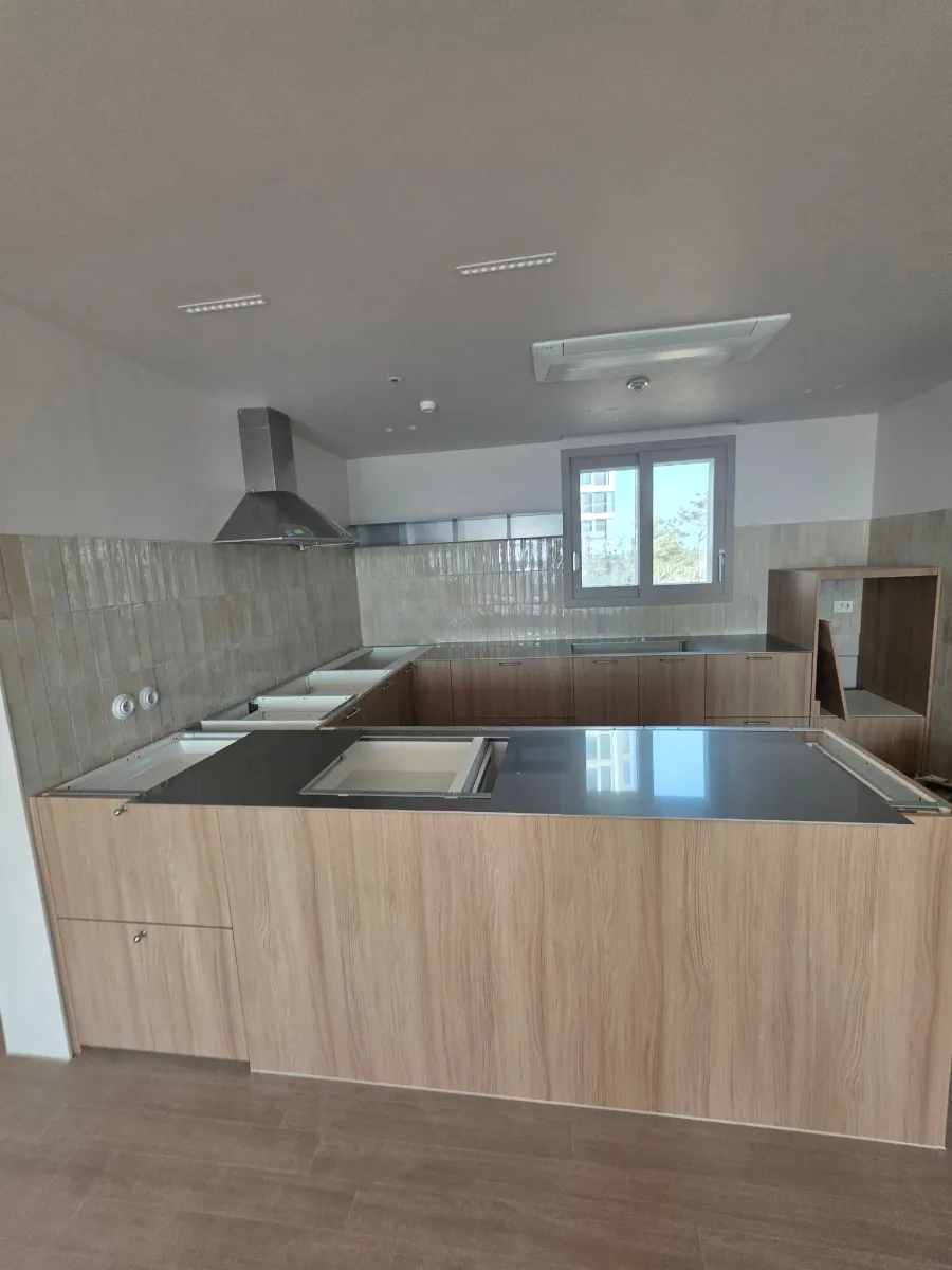 [싱크대장김상진] 부산 이케아 ㄷ자 스테인리스 상판 삽입식 시공 후기 시공사례 사진