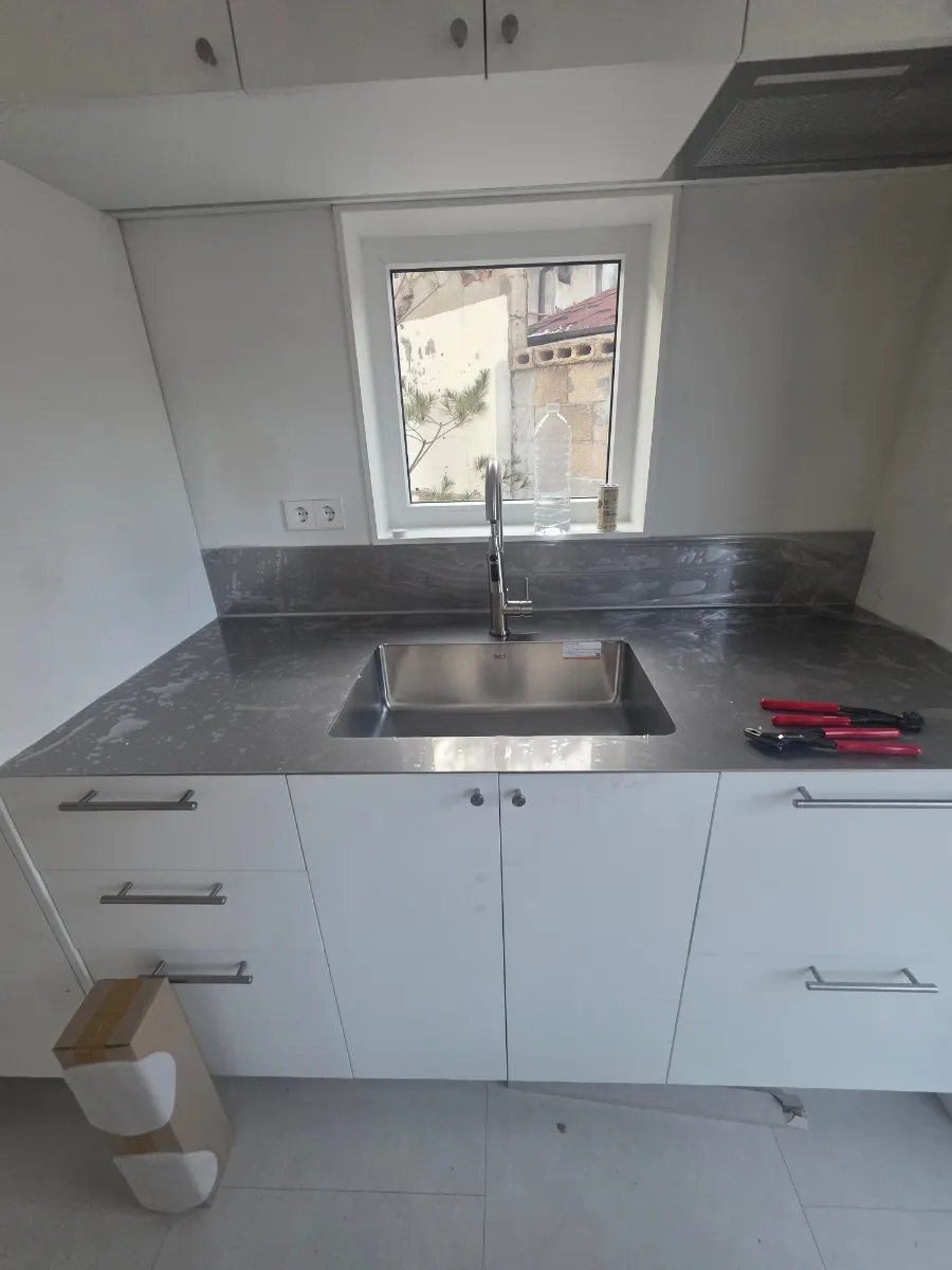 성북동 고급주택 스테인리스 싱크대 상판 시공 완료 후기 - 싱크대장김상진 시공사례 사진